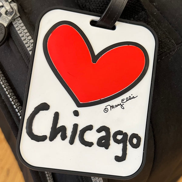 Chicago Vintage Style Travel Decal / Vinyl Sticker, Luggage Label, 5 X 3.75 Inch - Foto 2