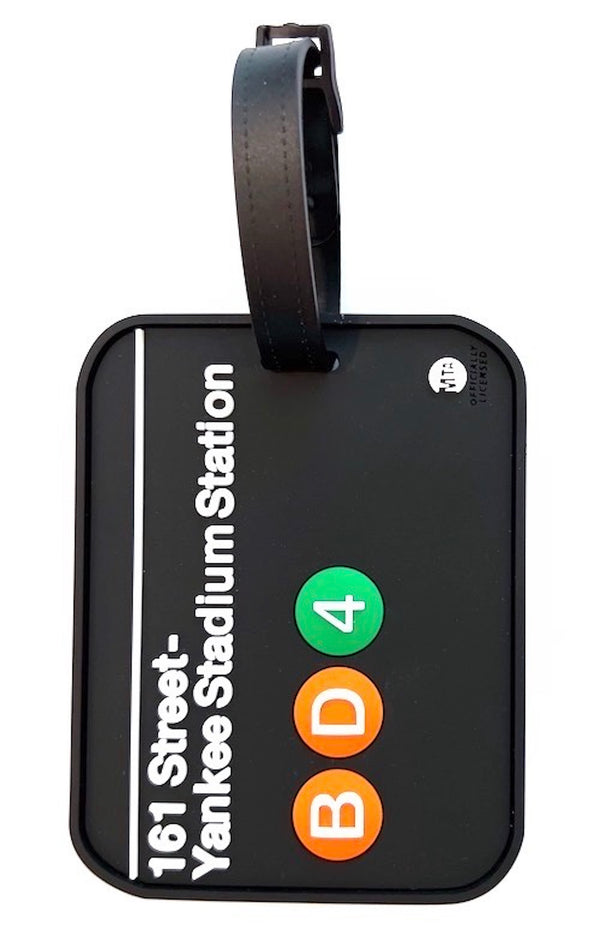 Yankee Stadium Subway Stop MTA Luggage Tag Fifth Avenue Manufacturers