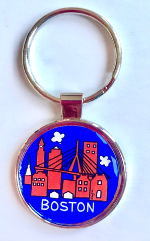 Boston Harbor Keychain