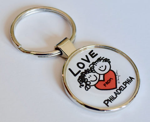 Philadelphia Keychain Love From Philadelphia