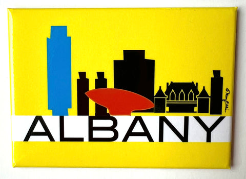 Albany Skyline Magnet