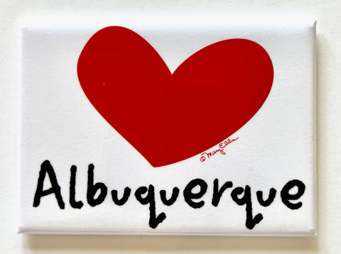 Albuquerque Magnet Heart