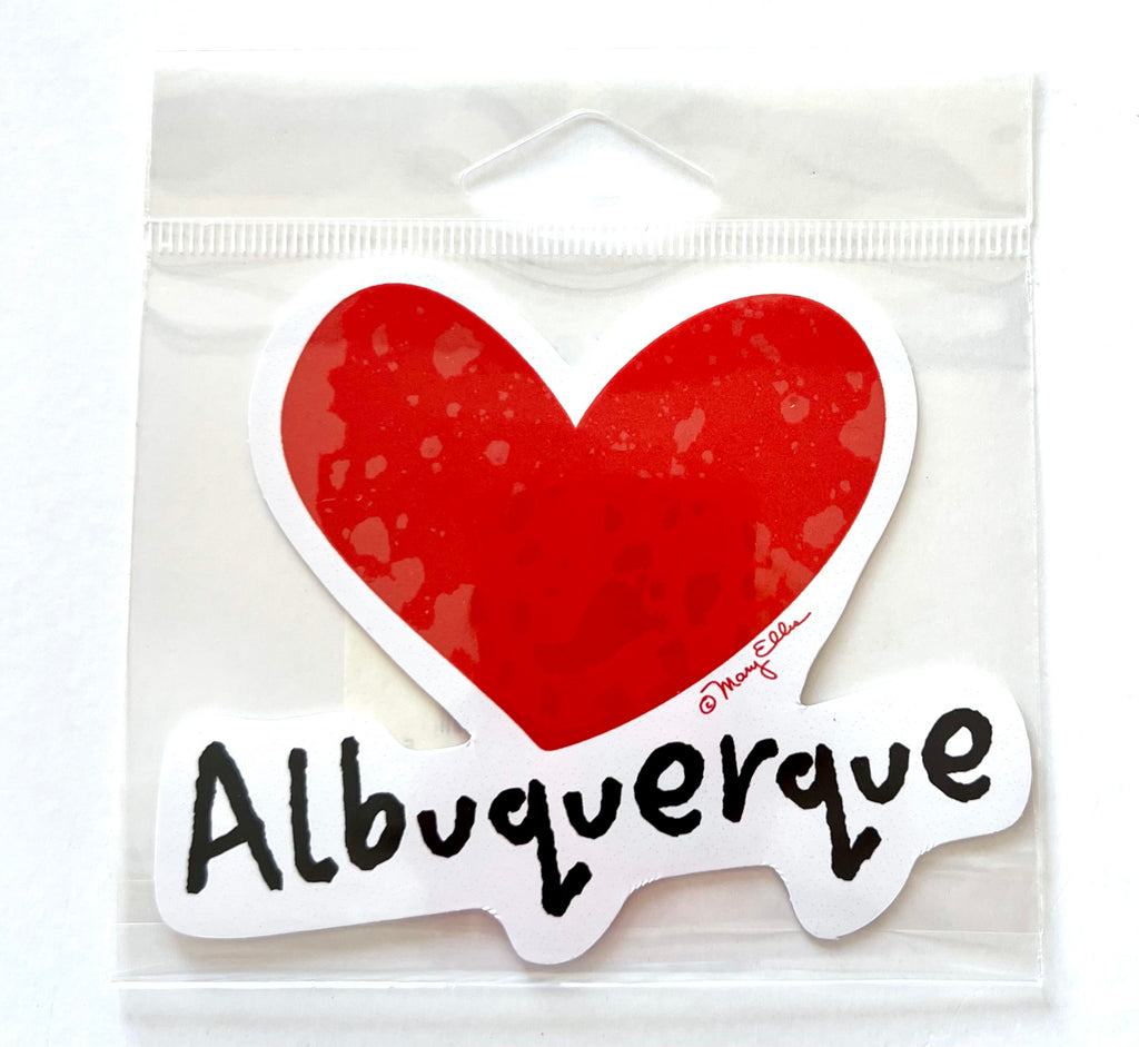 Albuquerque Heart Sticker