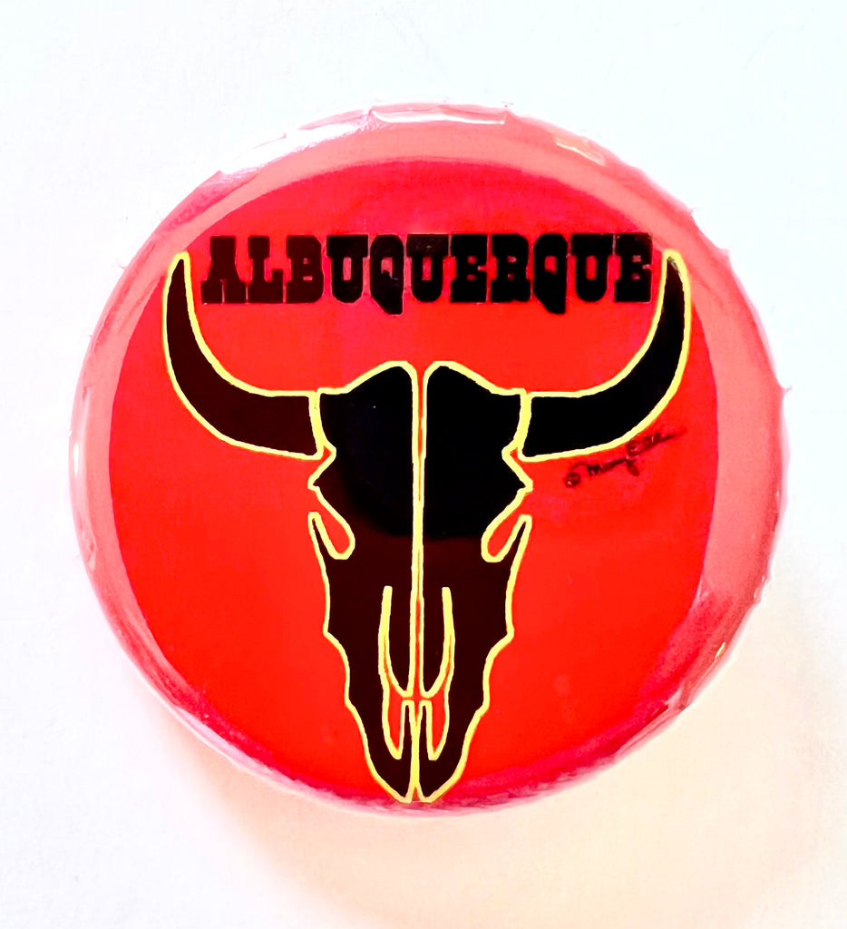 Albuquerque Longhorn Button