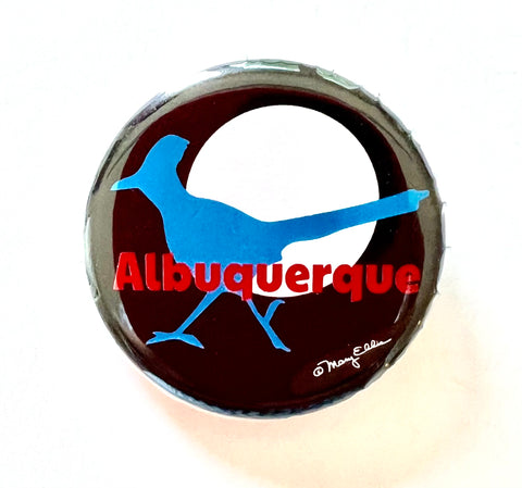 Albuquerque Roadrunner Button