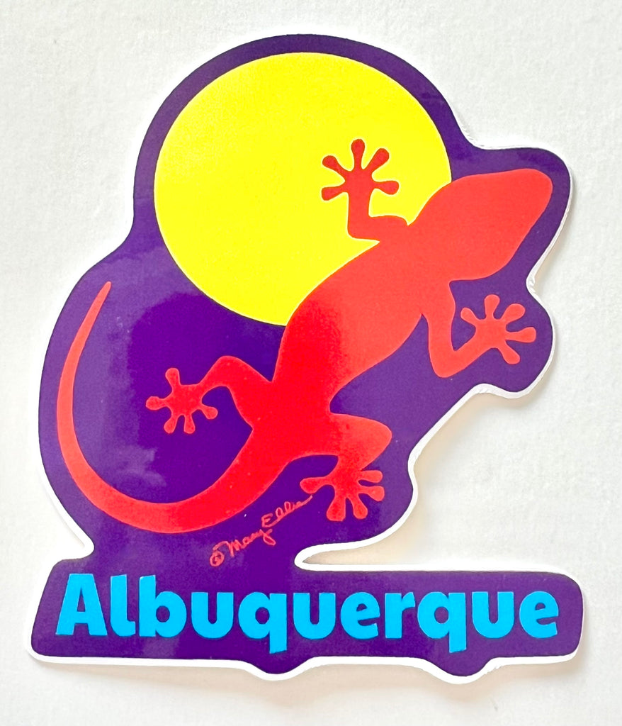 Albuquerque Gecko Sticker