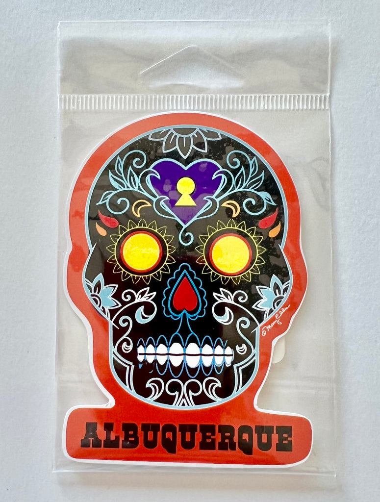 Albuquerque Sugar Skull Sticker