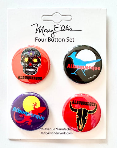 Albuquerque Mini Button Set