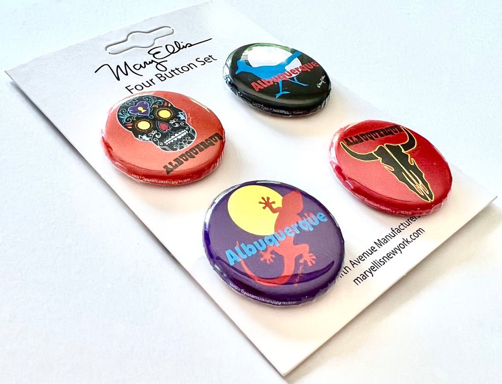 Albuquerque Mini Button Set