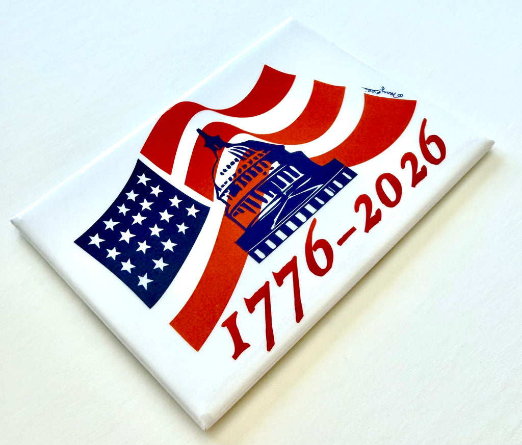 America 250 Birthday Magnet