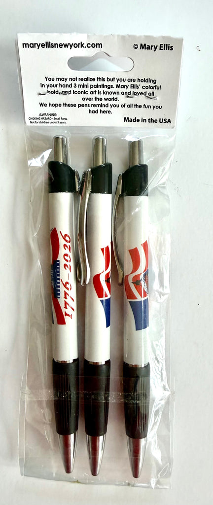 America 250 Pen Set of 3 Grip Pens