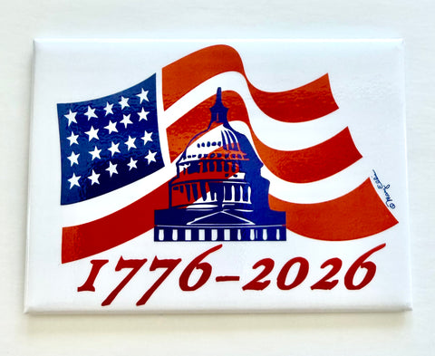 America 250 Birthday Magnet