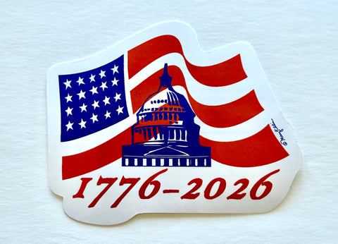 America 250 4" Sticker