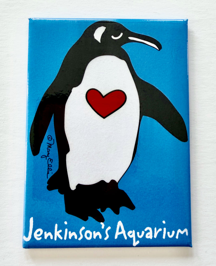 Penguin Custom Zoo Aquarium Magnet