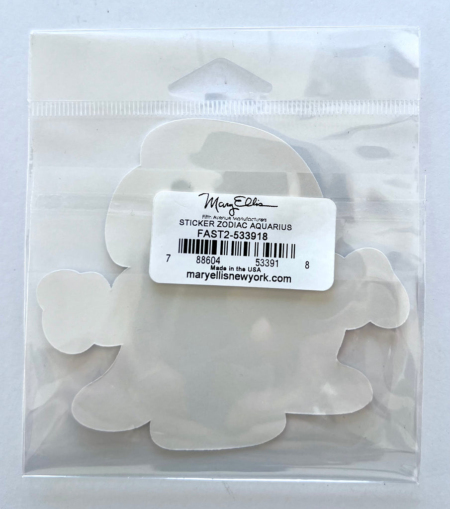 Giant Sticker Zodiac Aquarius Sign