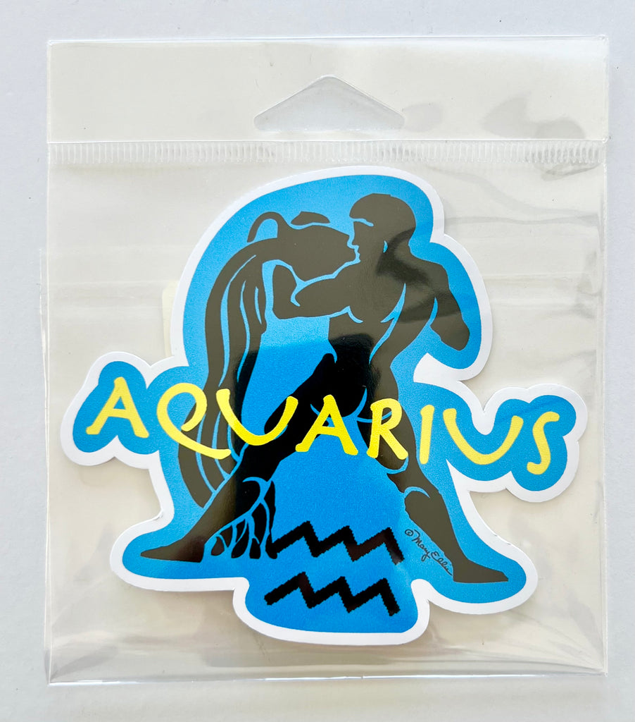 Giant Sticker Zodiac Aquarius Sign