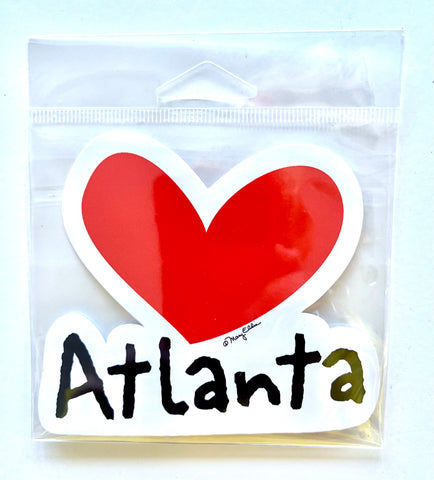 Atlanta Georgia Giant Sticker Heart