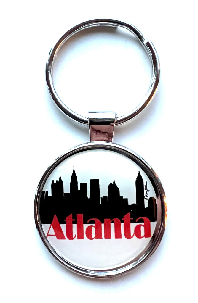 Atlanta Georgia Keychain Skyline
