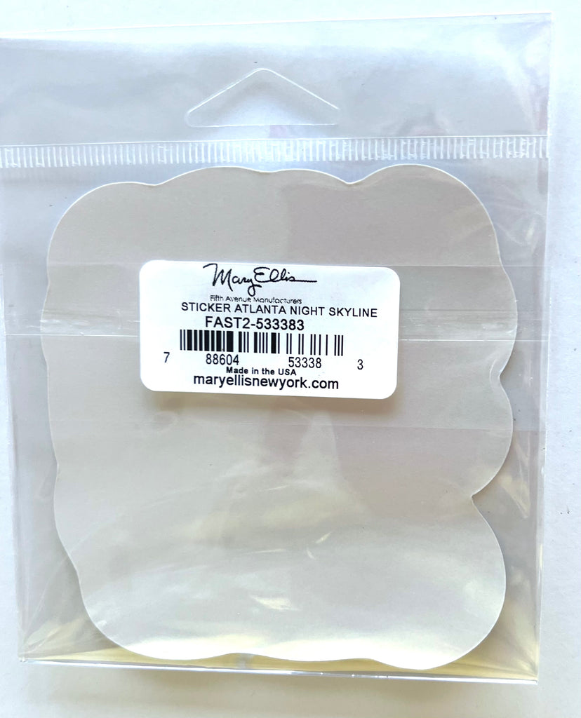 Atlanta Georgia Giant Sticker Night Skyline