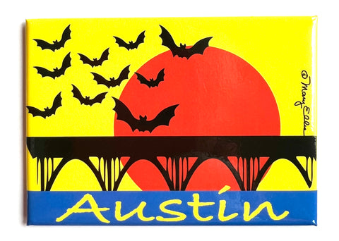 Austin Texas Magnet Congress Bridge Bats