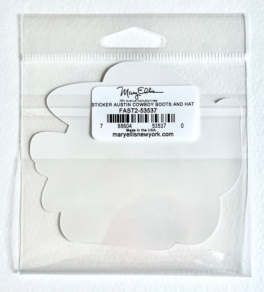 Austin Texas Sticker Cowboy Hat Boots