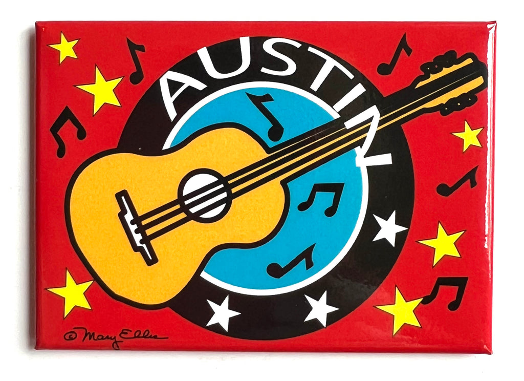 Austin Texas Magnet Guitar