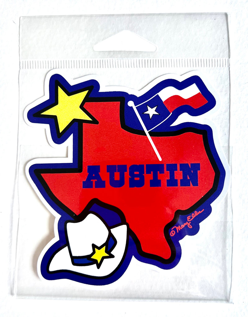 Austin Texas Sticker Texas State