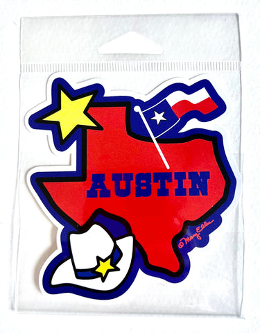 Austin Texas Sticker Texas State