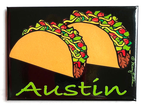 Austin Texas Magnet Tacos