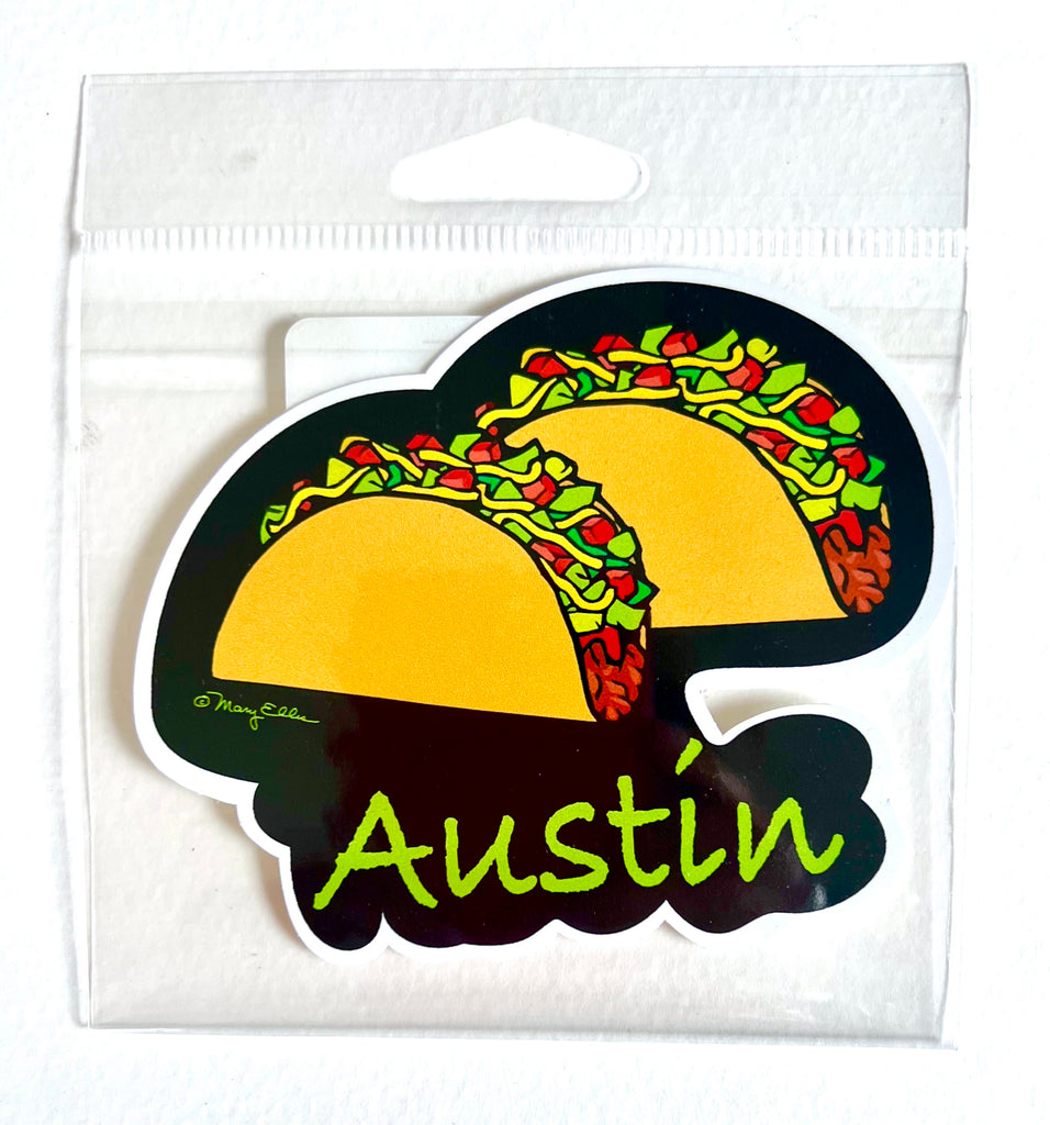 Austin Texas Sticker Tacos