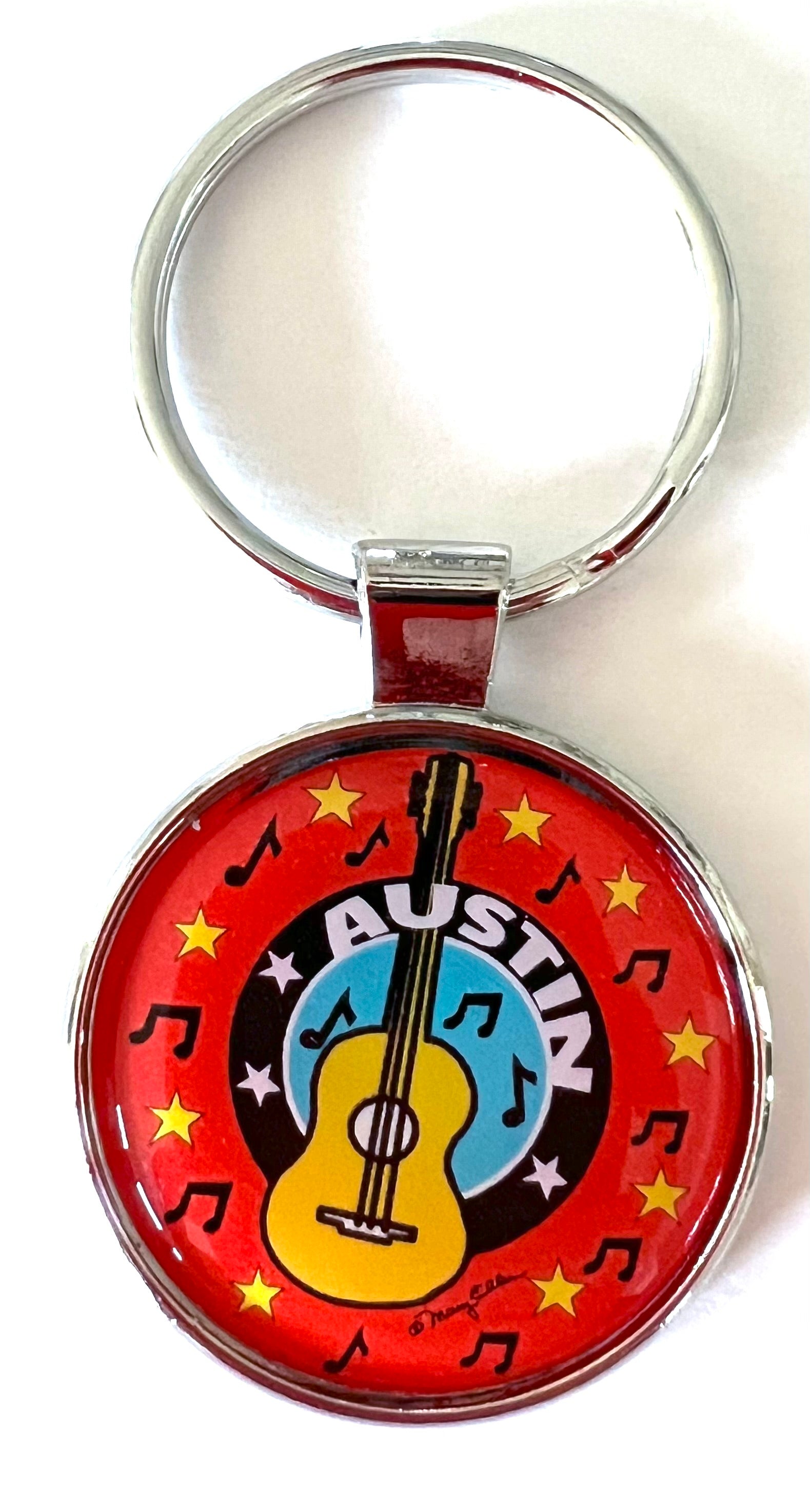 Austin Texas Keychain Guitar - Fifth Avenue Manufacturers