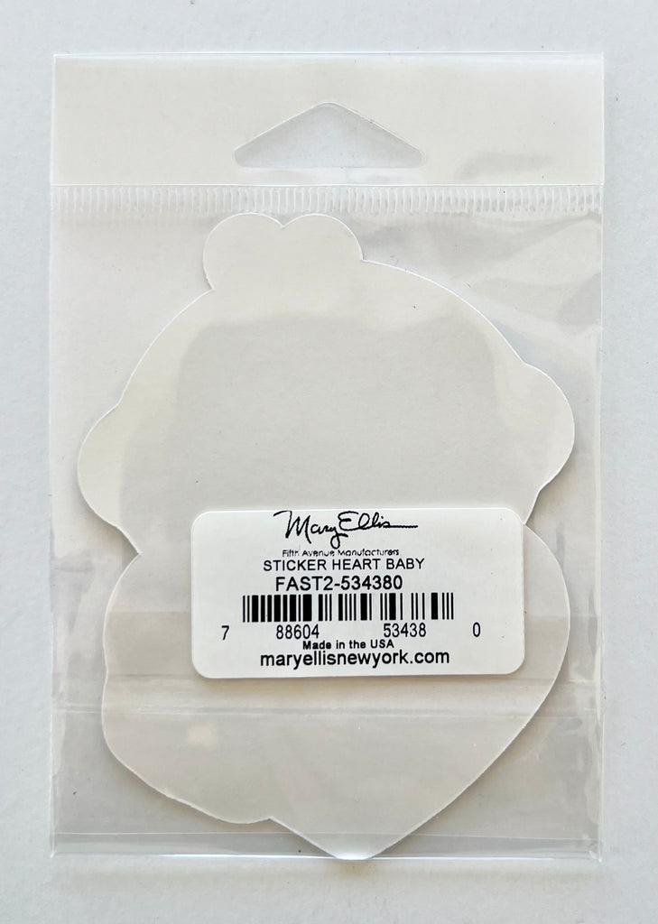 Giant Sticker Baby Heart Love