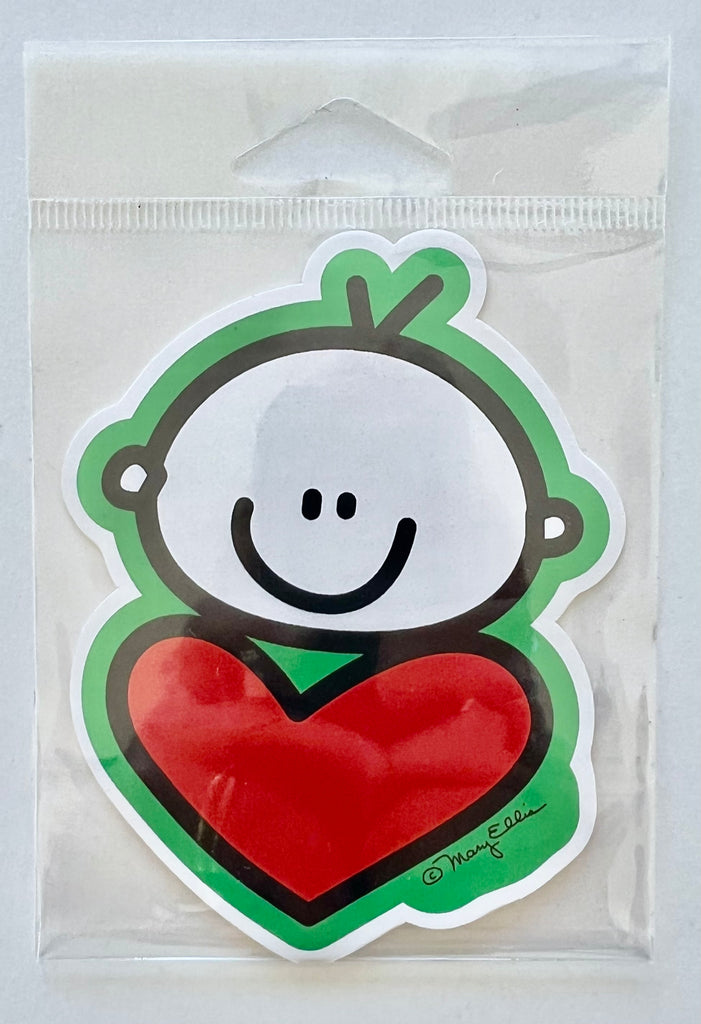 Giant Sticker Baby Heart Love