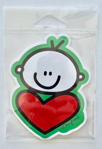 Giant Sticker Baby Heart Love