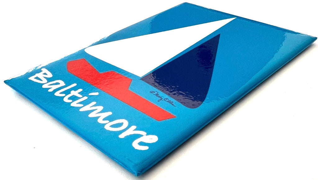 Baltimore Maryland Sailboat Magnet