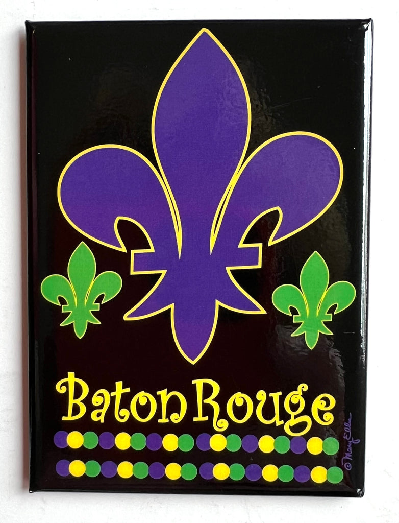 Baton Rouge Louisiana Magnet Fleur De Lis