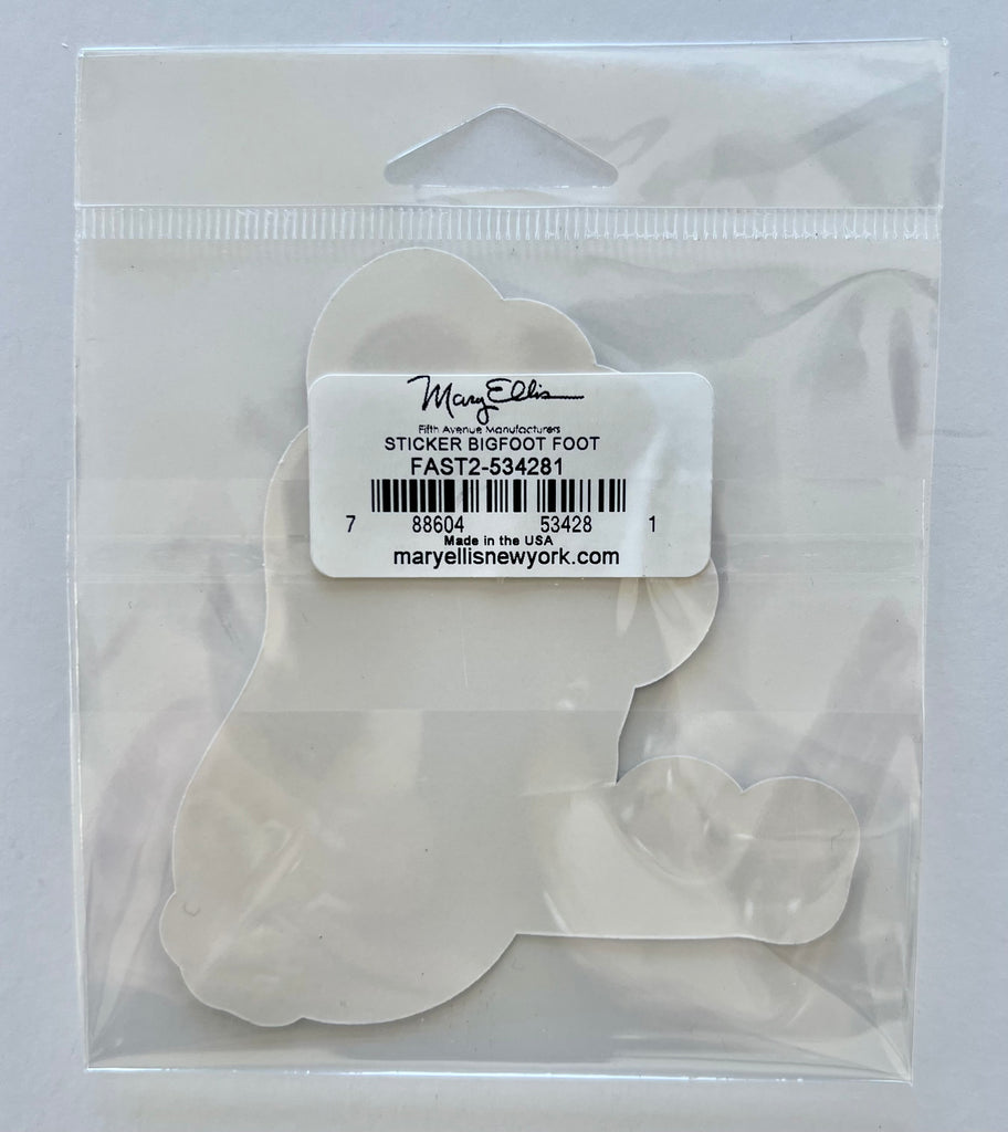 Giant Sticker Bigfoot Sasquatch Foot