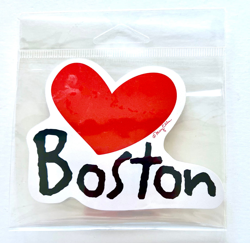 Boston Heart Sticker