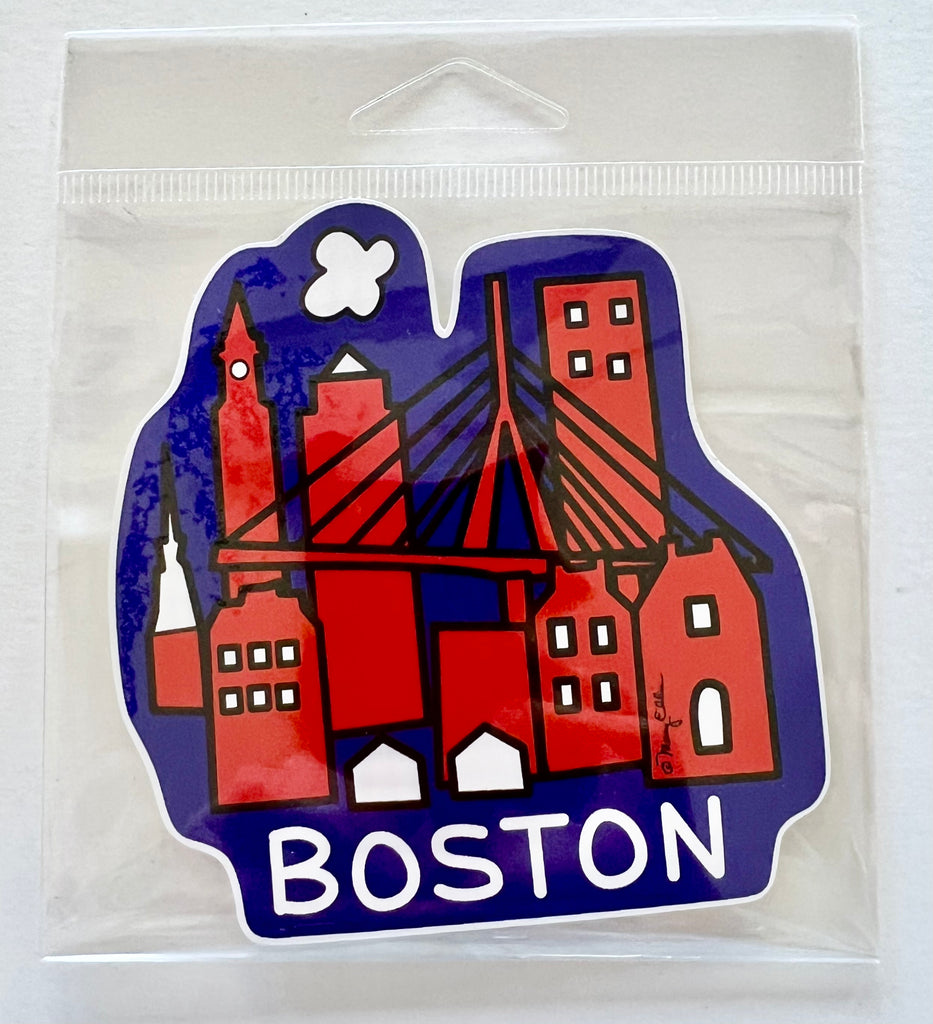 Boston Skyline Giant Sticker