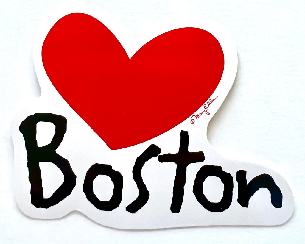 Boston Heart Sticker