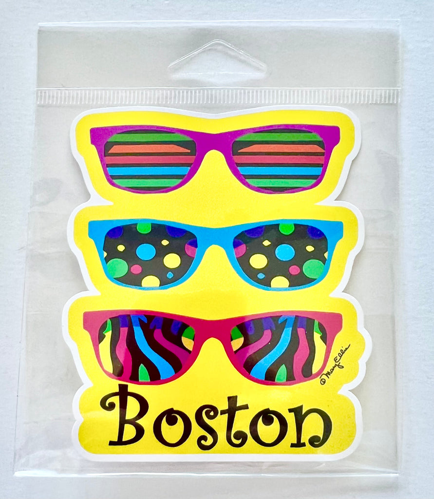 Boston Sunglasses Giant Sticker