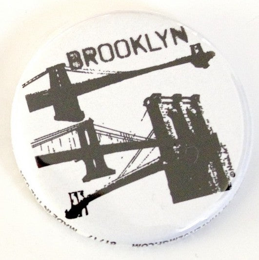 Brooklyn 3 Bridges Button