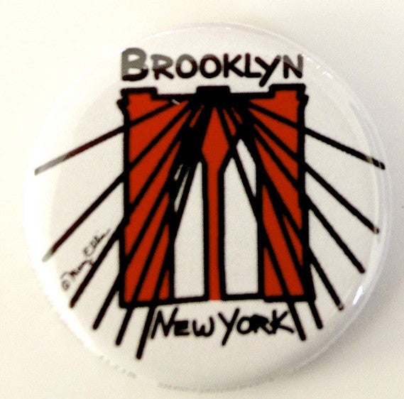 Brooklyn Bridge Button