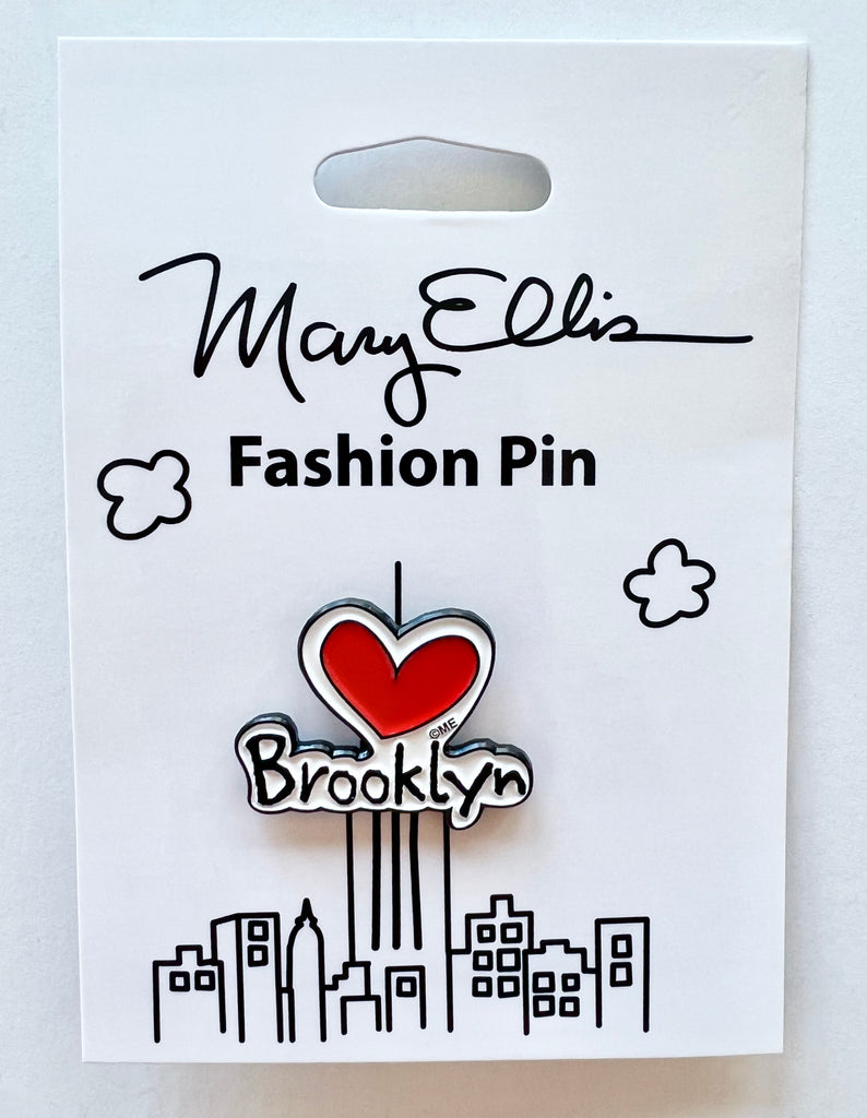 Brooklyn Heart Lapel Pin