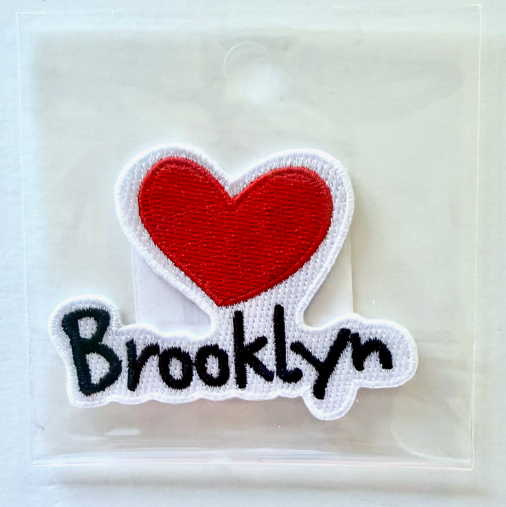 Brooklyn Heart Iron-On Patch