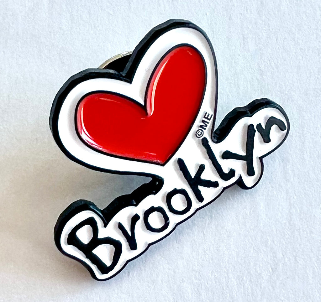 Brooklyn Heart Lapel Pin