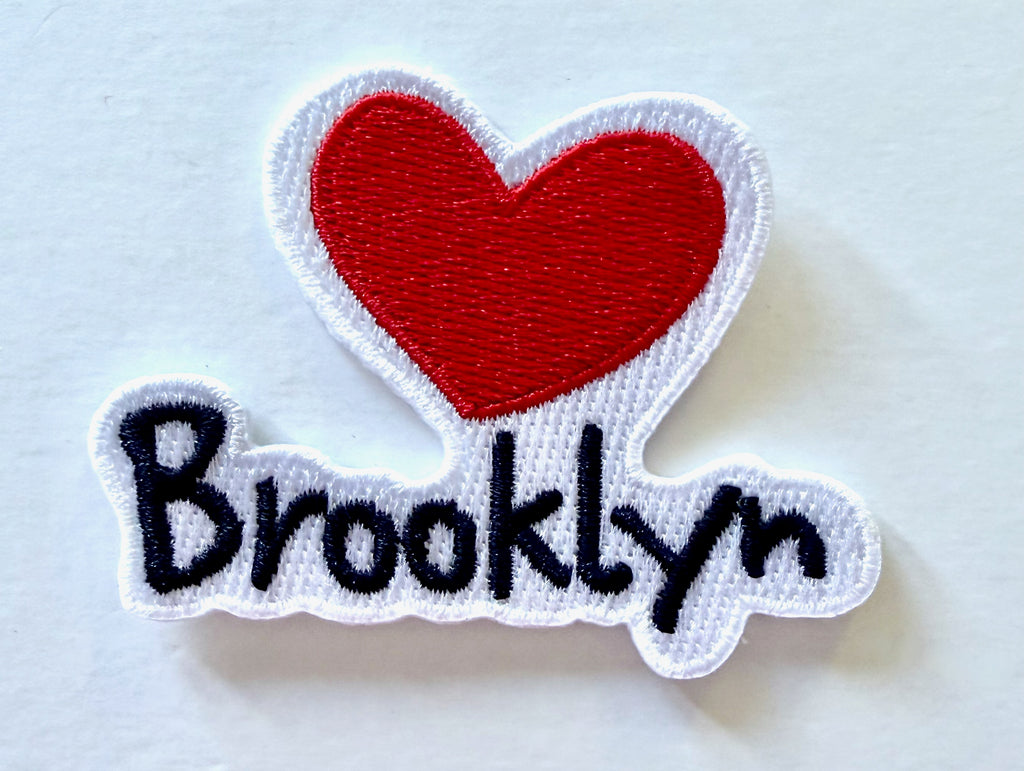 Brooklyn Heart Iron-On Patch