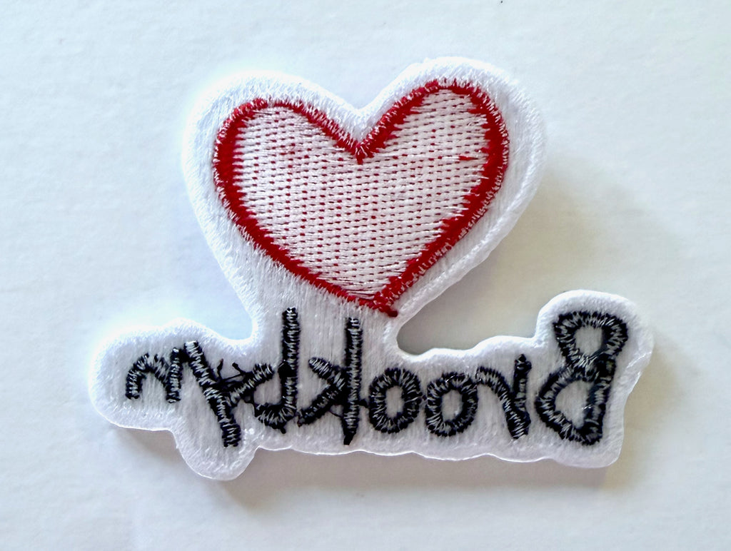Brooklyn Heart Iron-On Patch