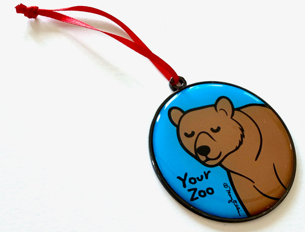 Brown Bear Custom Zoo Christmas Ornament Gift
