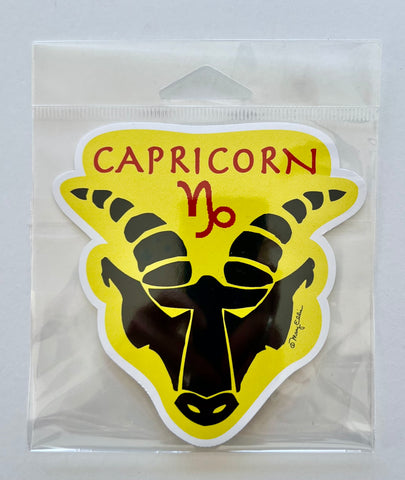 Giant Sticker Zodiac Capricorn Sign